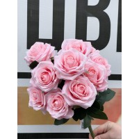 Роза букет 10голов 44см 21-679 (розовый33)
